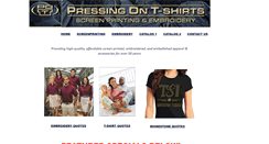 Desktop Screenshot of pressontshirts.com